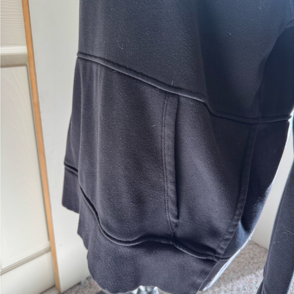 Athleta Black Pullover Hoodie with Kangaroo Pocket - Picture 4 of 14
